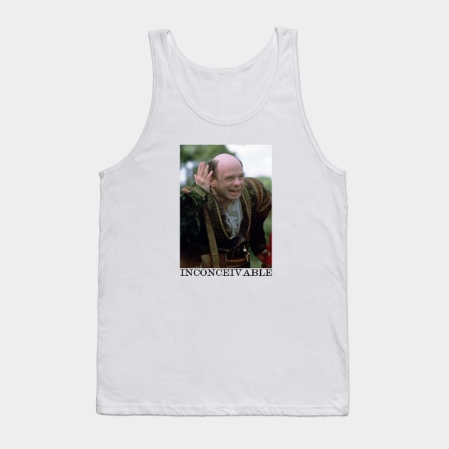 Vizzini Inconceivable Princess Bride Tank Top by Bone Perez